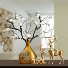 创意摆件欧式花瓶三件套家居新婚房摆设客厅电视柜玄关装饰品