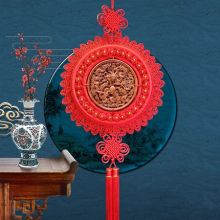 中国结挂件福字大号桃木梅兰竹菊客厅玄关装饰电视墙卧室