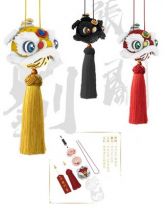 汽车挂件车内保平安符车载香水吊坠车挂饰高档网红后视镜醒狮吊饰